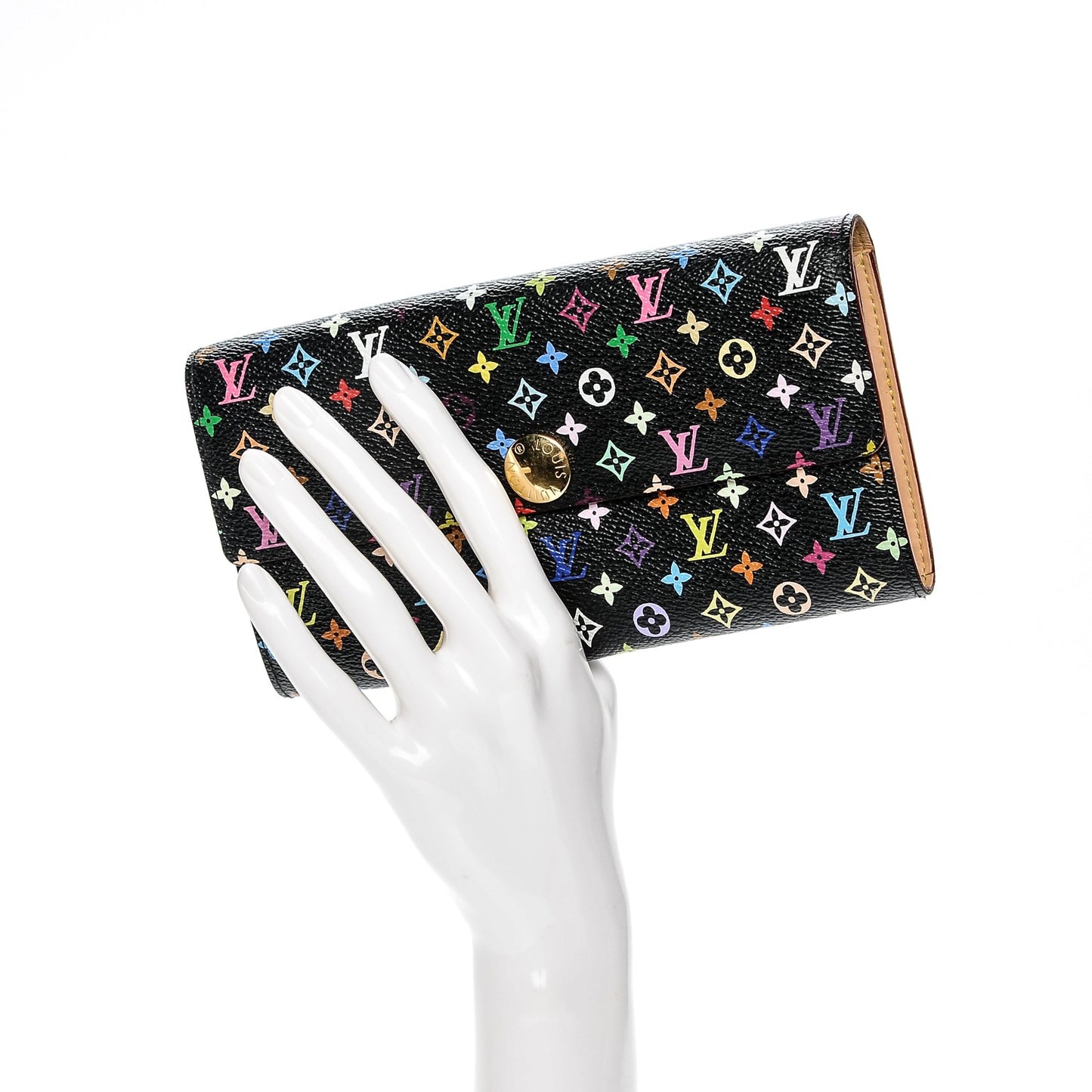 Monogram Multicolor Sarah Wallet Black