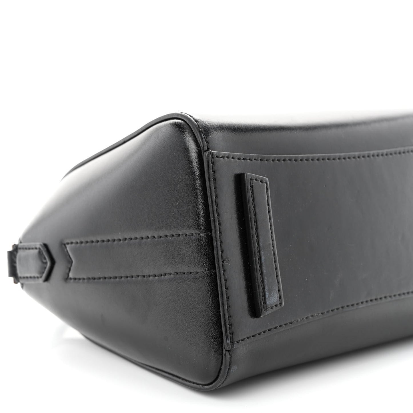 Shiny Lord Calfskin Mini Antigona Black
