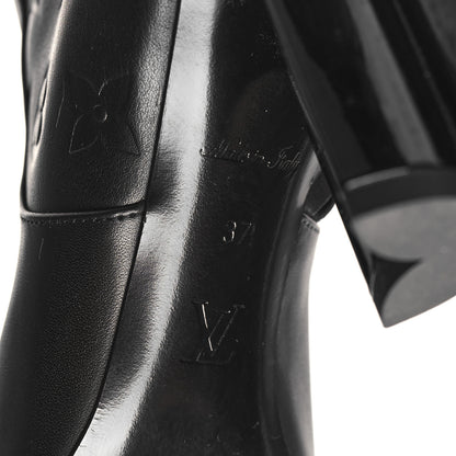 Louis Vuitton Calfskin Silhouette Ankle Boots 37 Black 7 of 9