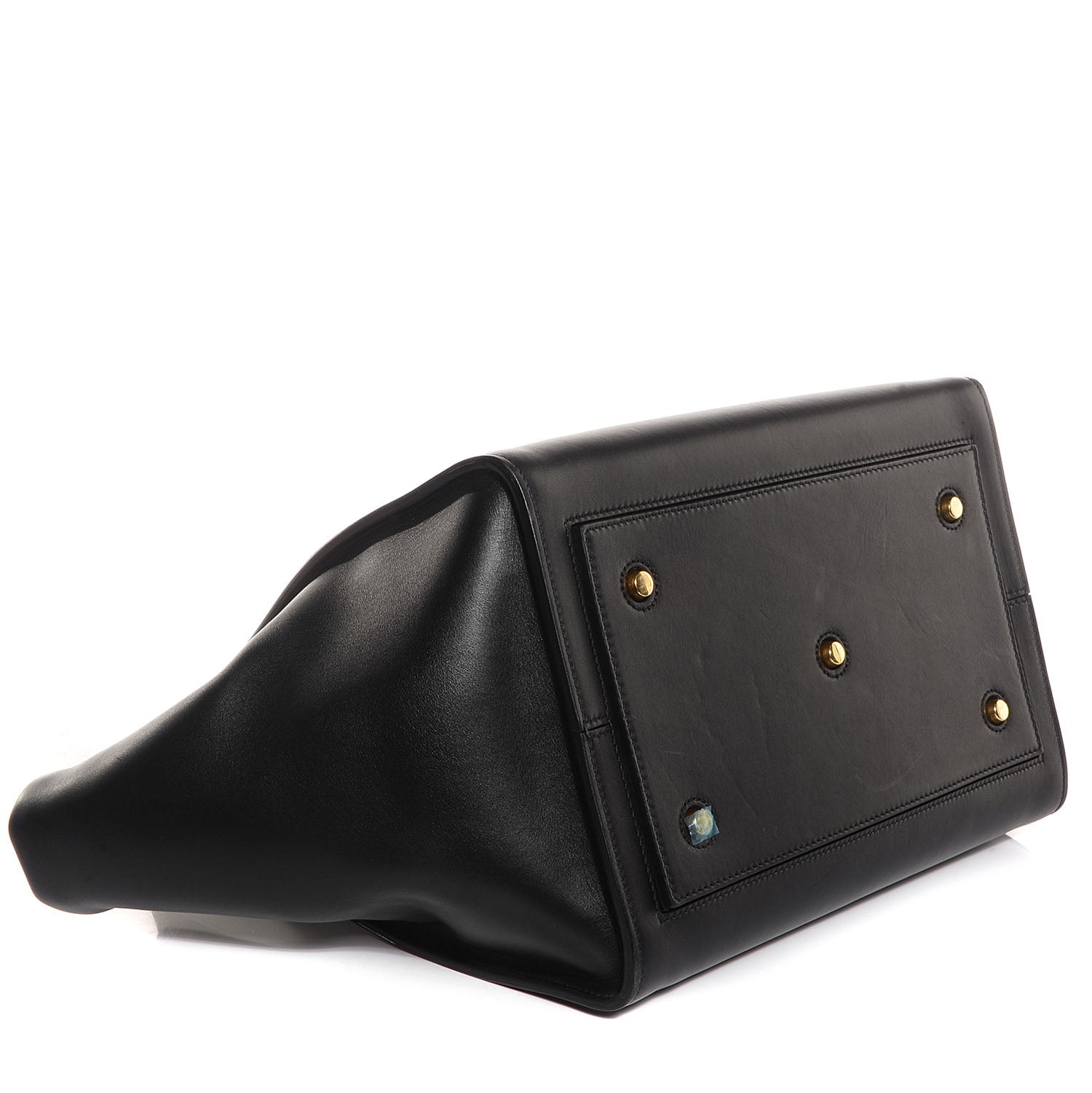 Celine Smooth Calfskin Large Tie Knot Tote Black 5 of 28