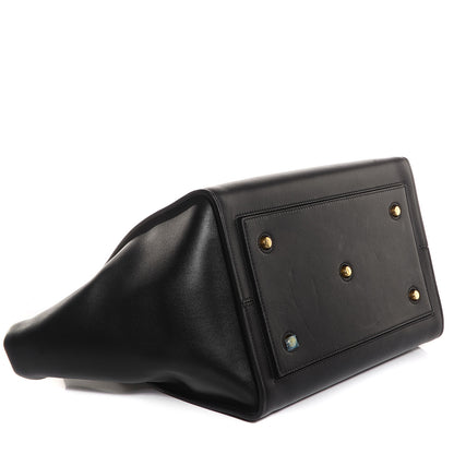 Celine Smooth Calfskin Large Tie Knot Tote Black 5 of 28