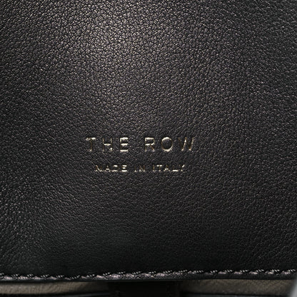 The Row Polished Saddle Calfskin Soft Margaux 15 Black 6 of 9