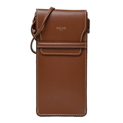 Celine Smooth Calfskin Sunglasses Pouch Tan 2 of 18