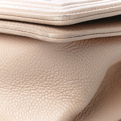 Chanel Caviar Quilted Medium Boy Flap Beige 20 of 27