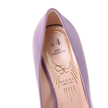 Gucci Nappa Bow High Heel Pumps 36 New Lavender 7 of 7