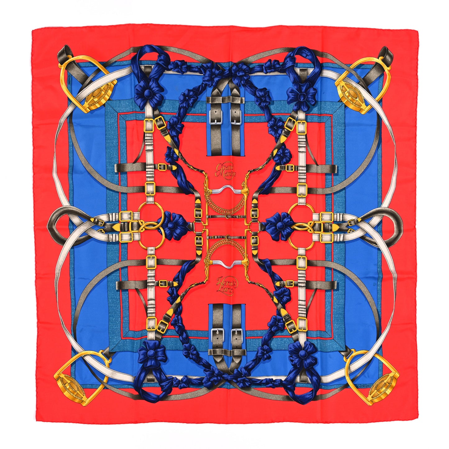 Silk Grand Manege Scarf 90