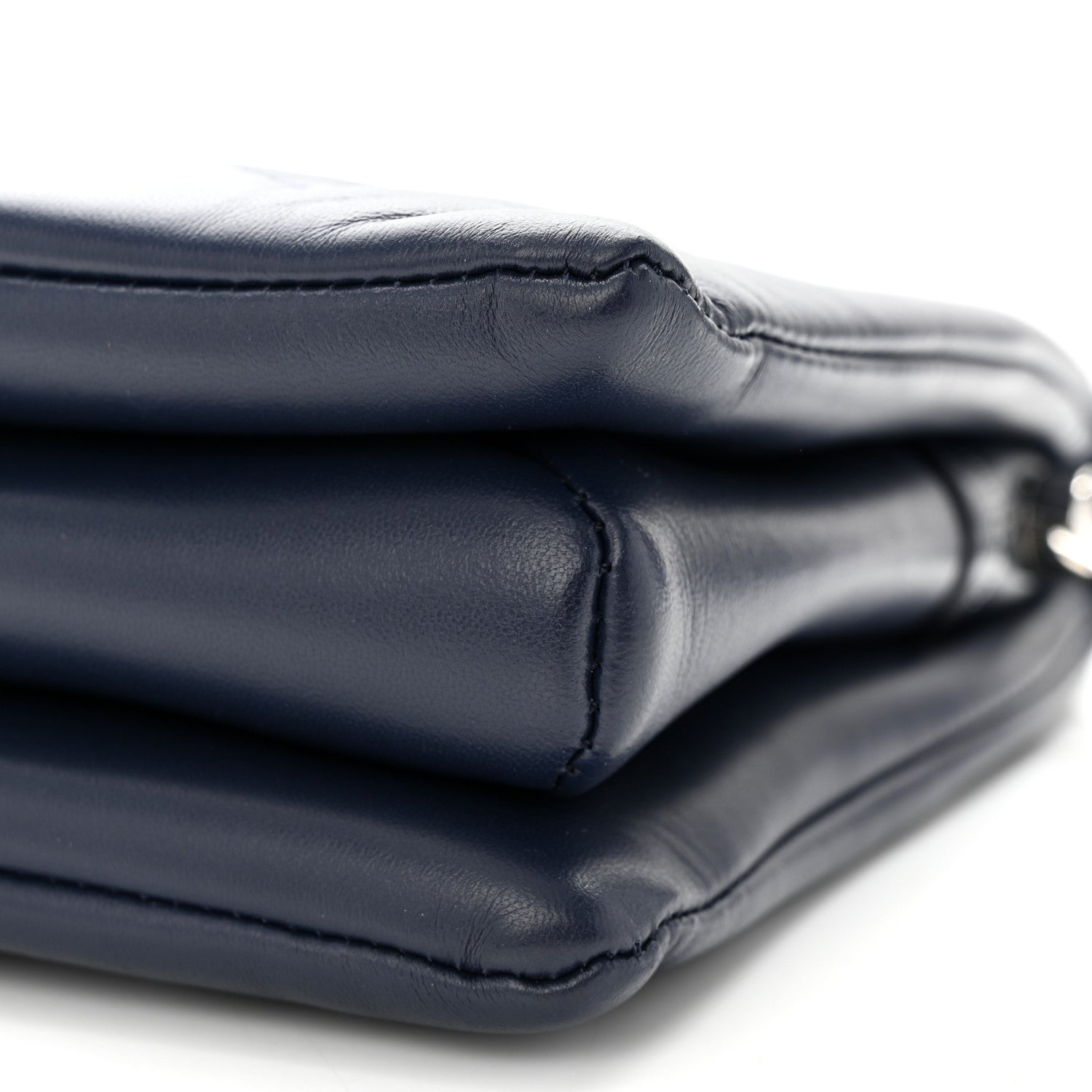 Louis Vuitton Lambskin Embossed Monogram Coussin PM Navy 9 of 9
