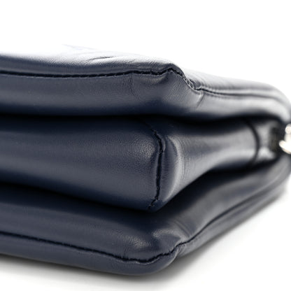 Louis Vuitton Lambskin Embossed Monogram Coussin PM Navy 9 of 9