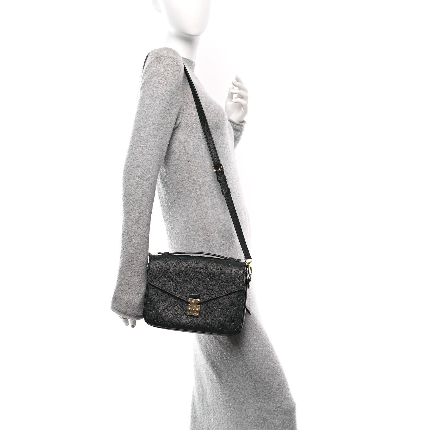 Louis Vuitton Empreinte Pochette Metis Black 2 of 9