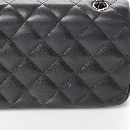 Chanel Lambskin Quilted Extra Mini Rectangular Flap Black 20 of 21
