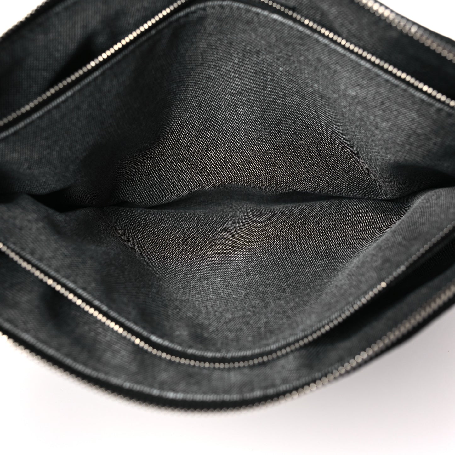 Lambskin Embossed Monogram Coussin MM Black Gray