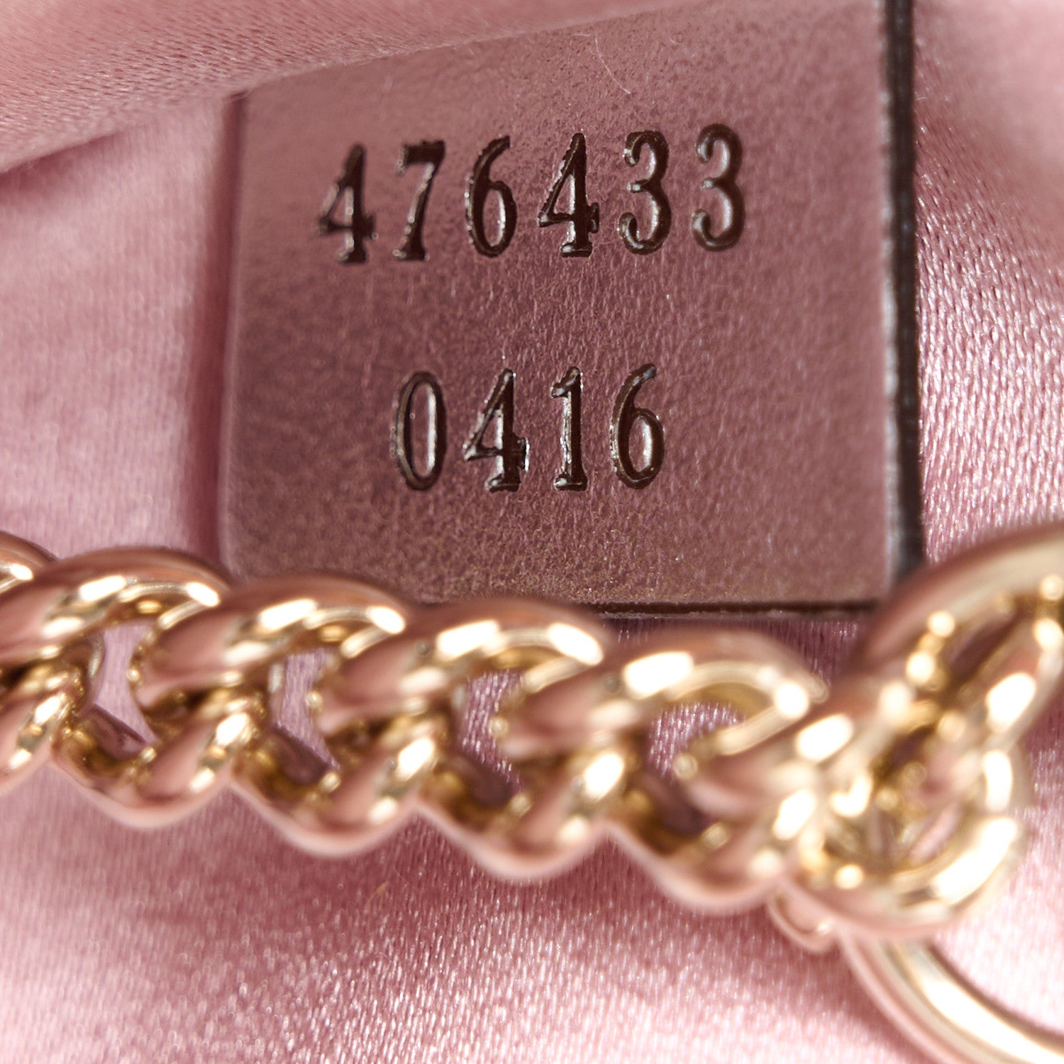 Gucci Iridescent Nappa Chevron Matelasse Super Mini GG Marmont Shoulder Bag Iridescent Escape Pink 7 of 11