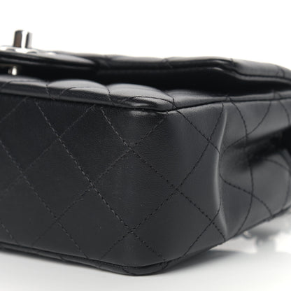 Chanel Lambskin Quilted Mini Rectangular Flap Black 9 of 13
