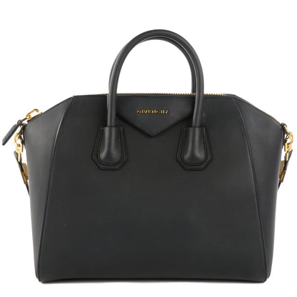 Givenchy Rubber Effect Calfskin Medium Antigona Black 2 of 14