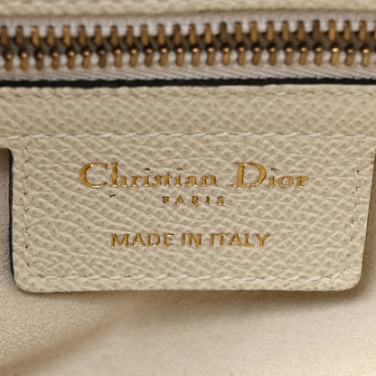 Christian Dior Grained Calfskin Saddle Bag With Strap Latte 6 of 11