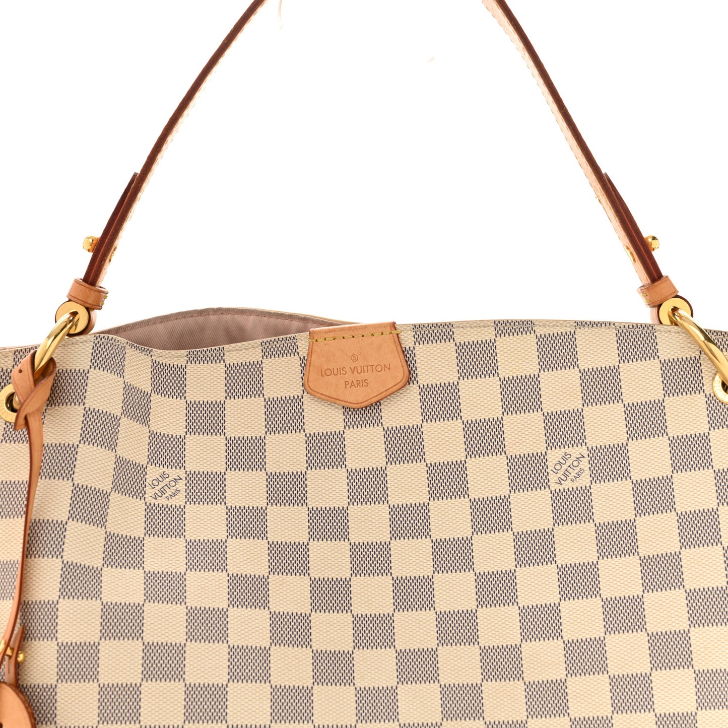 Damier Azur Graceful PM Rose Ballerine