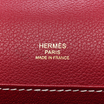 Hermes Evercolor Sac Roulis 23 Rouge Grenat 6 of 10