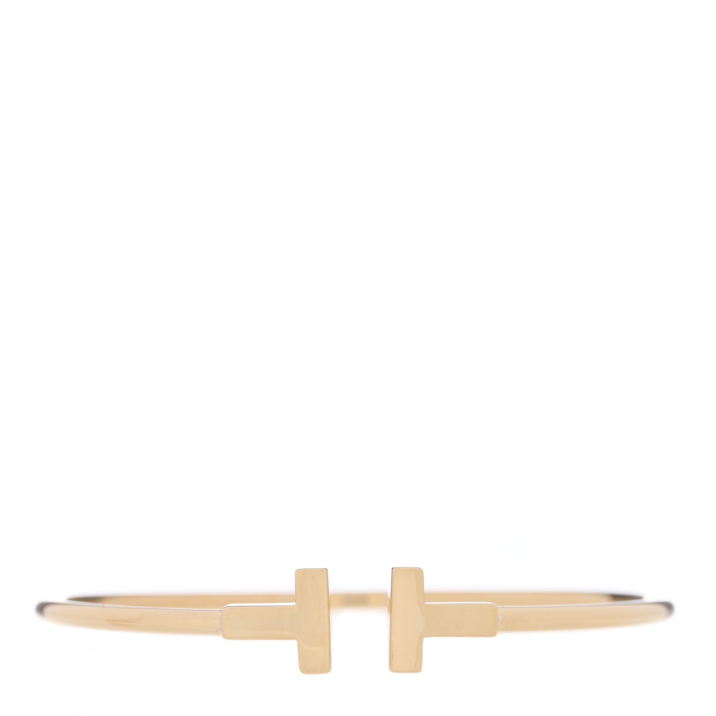 18K Yellow Gold T Wire Bracelet