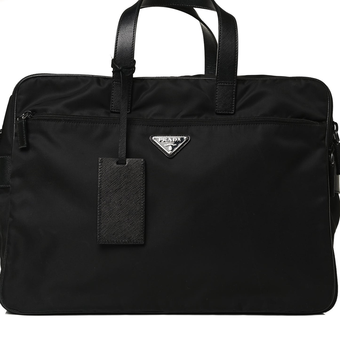 Tessuto Nylon Briefcase Black