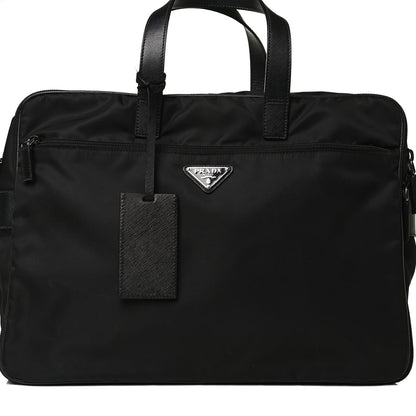 Prada Tessuto Nylon Briefcase Black 6 of 16