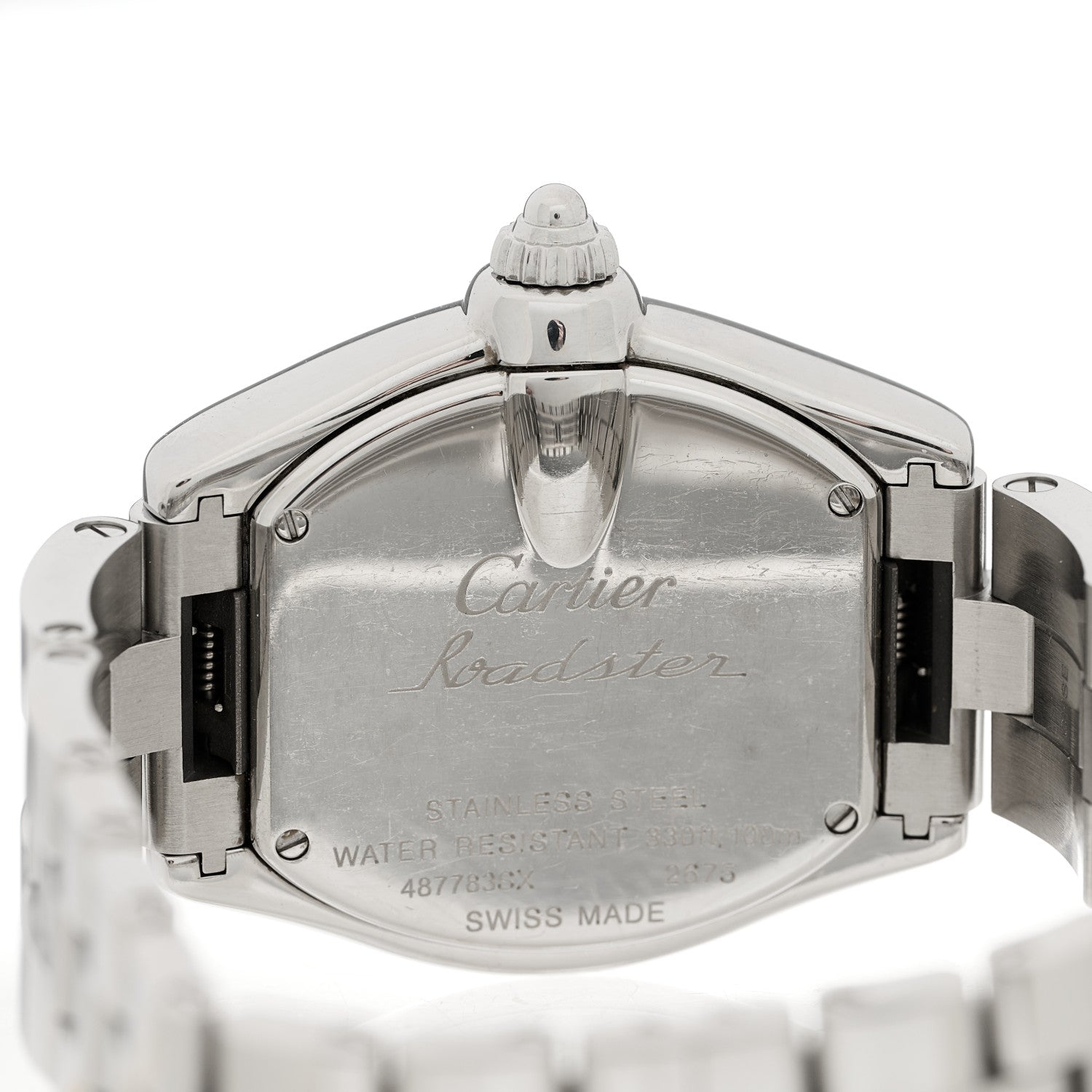 Cartier Stainless Steel 31mm Roadster Quartz Watch 4 of 4