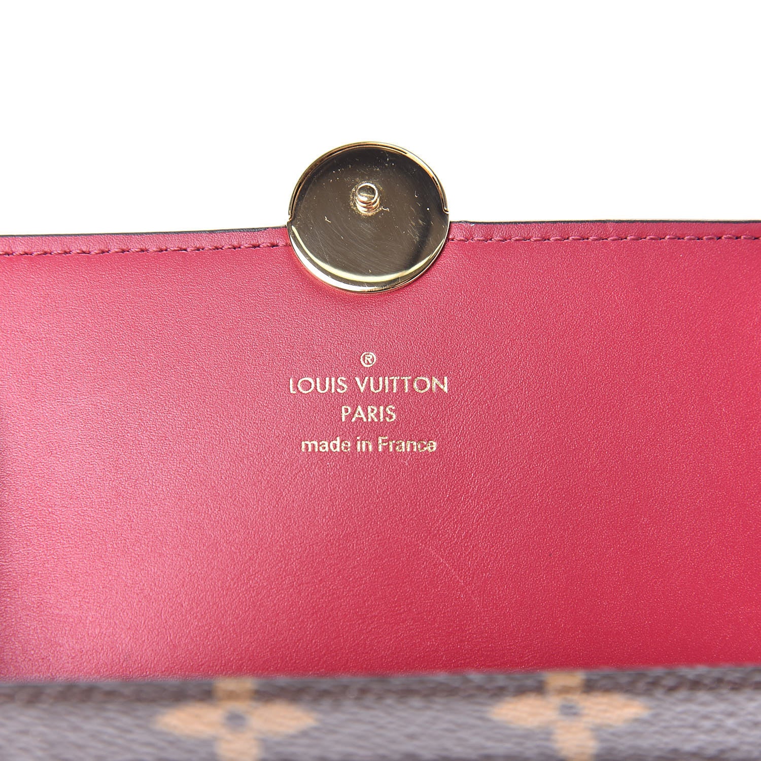 Louis Vuitton Monogram Flore Compact Wallet Fuchsia 6 of 8