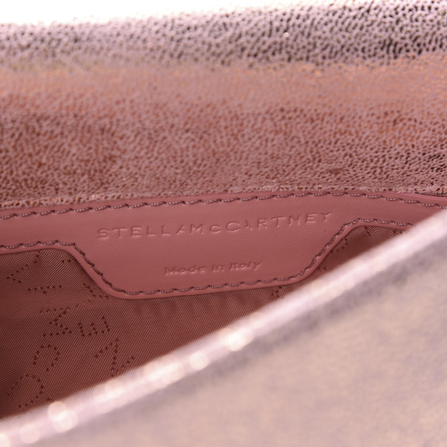 Metallic Shaggy Deer Falabella Messenger Pink