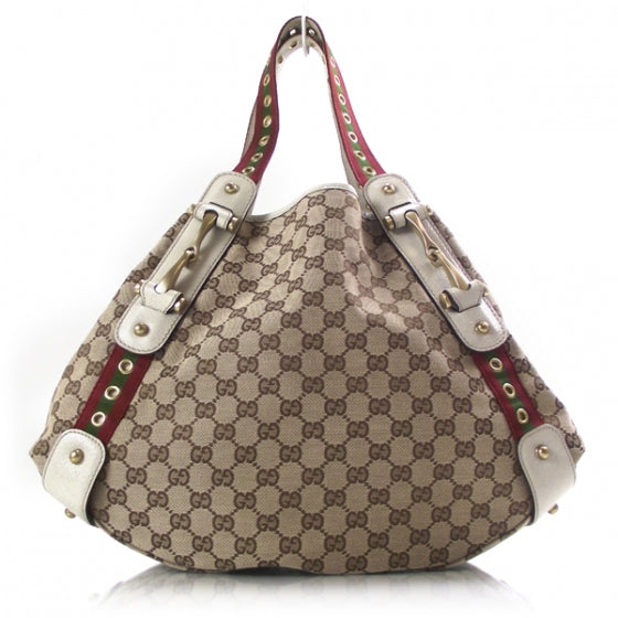 Gucci Monogram Grommet Pelham Ivory 1 of 11
