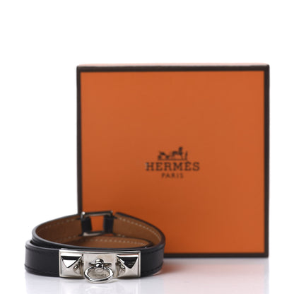 Hermes Swift Rivale Double Tour Bracelet S Black 6 of 6