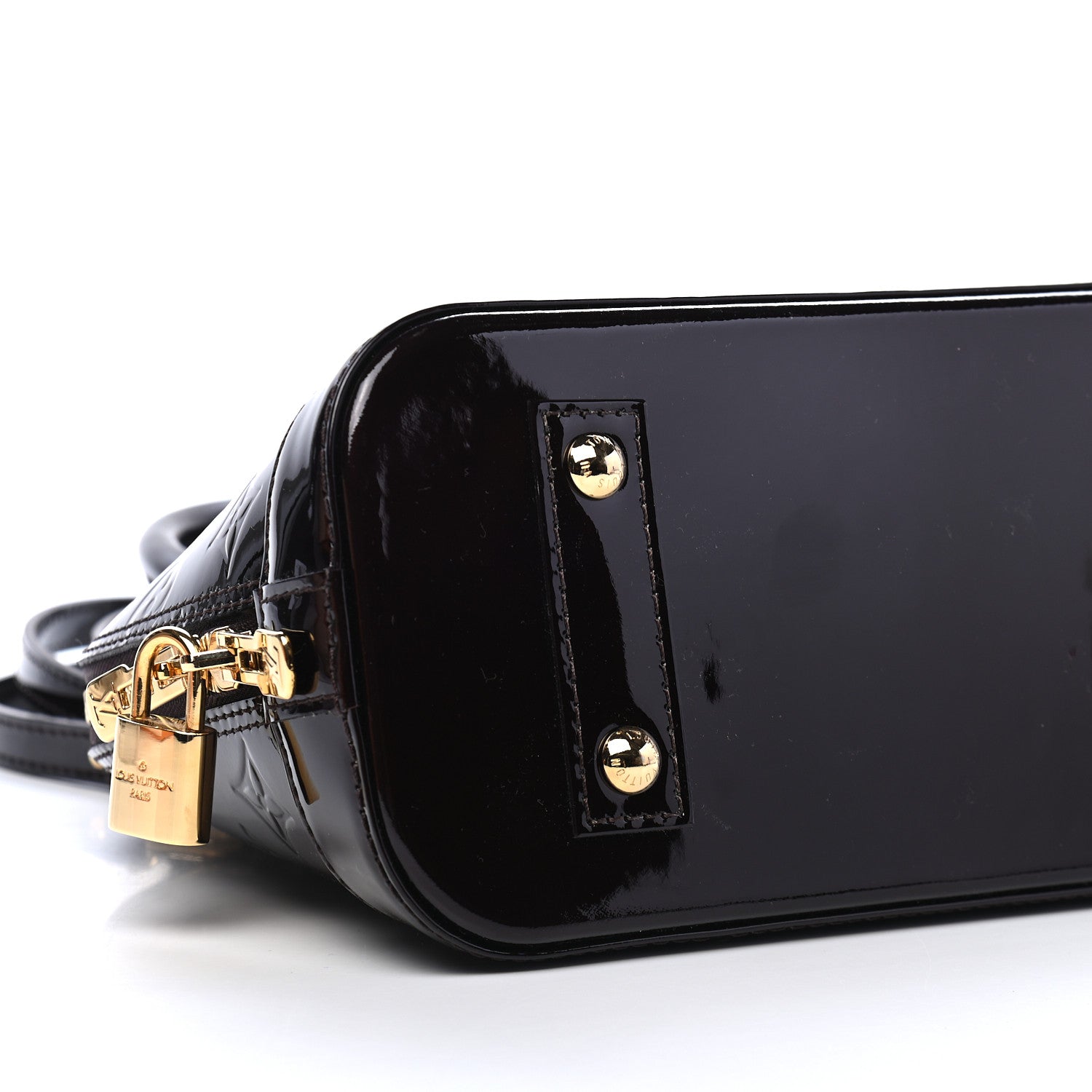 Louis Vuitton Vernis Alma BB Amarante 8 of 9