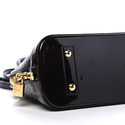 Louis Vuitton Vernis Alma BB Amarante 8 of 9