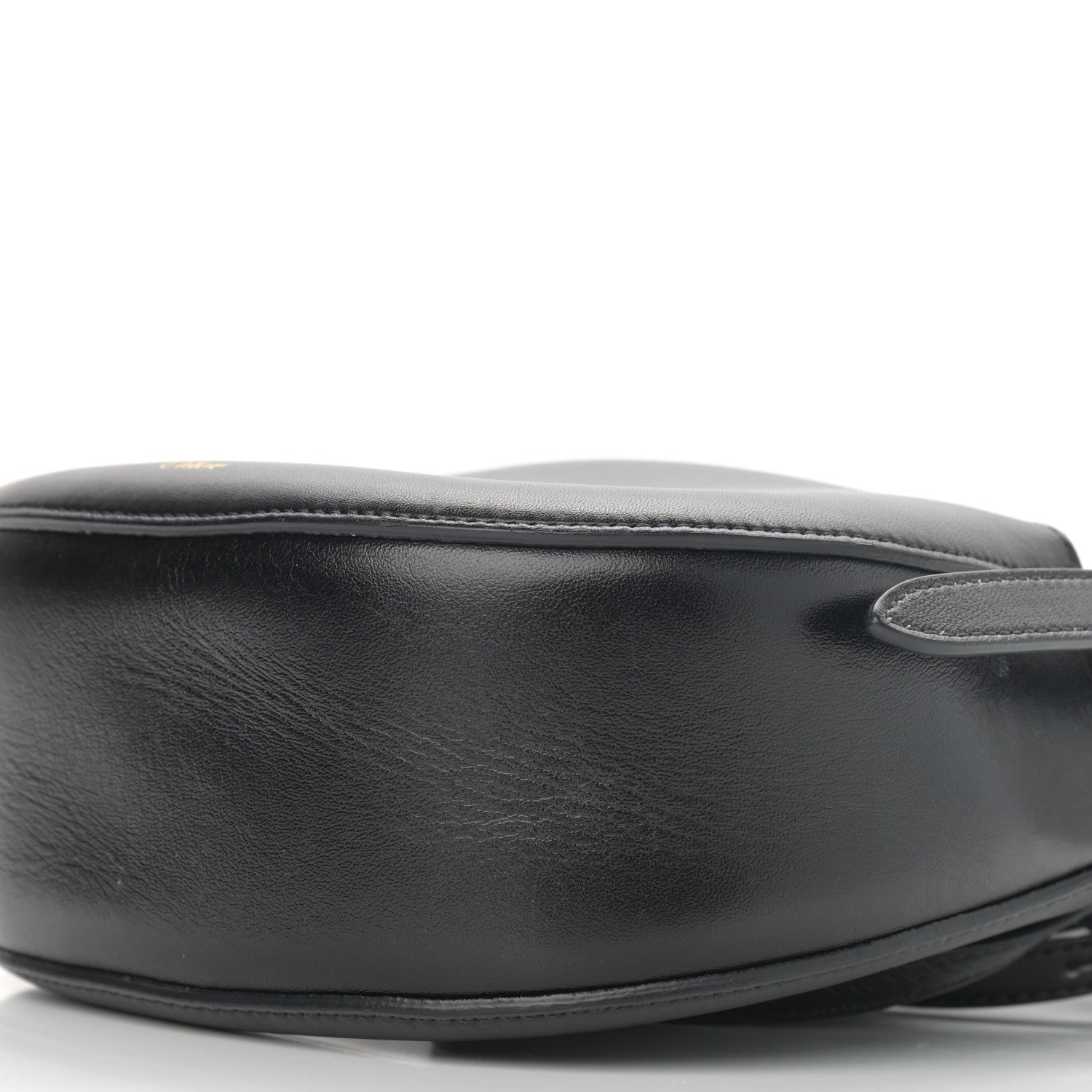 Chloe Small Grain Calfskin Kiss Bag Black 9 of 10