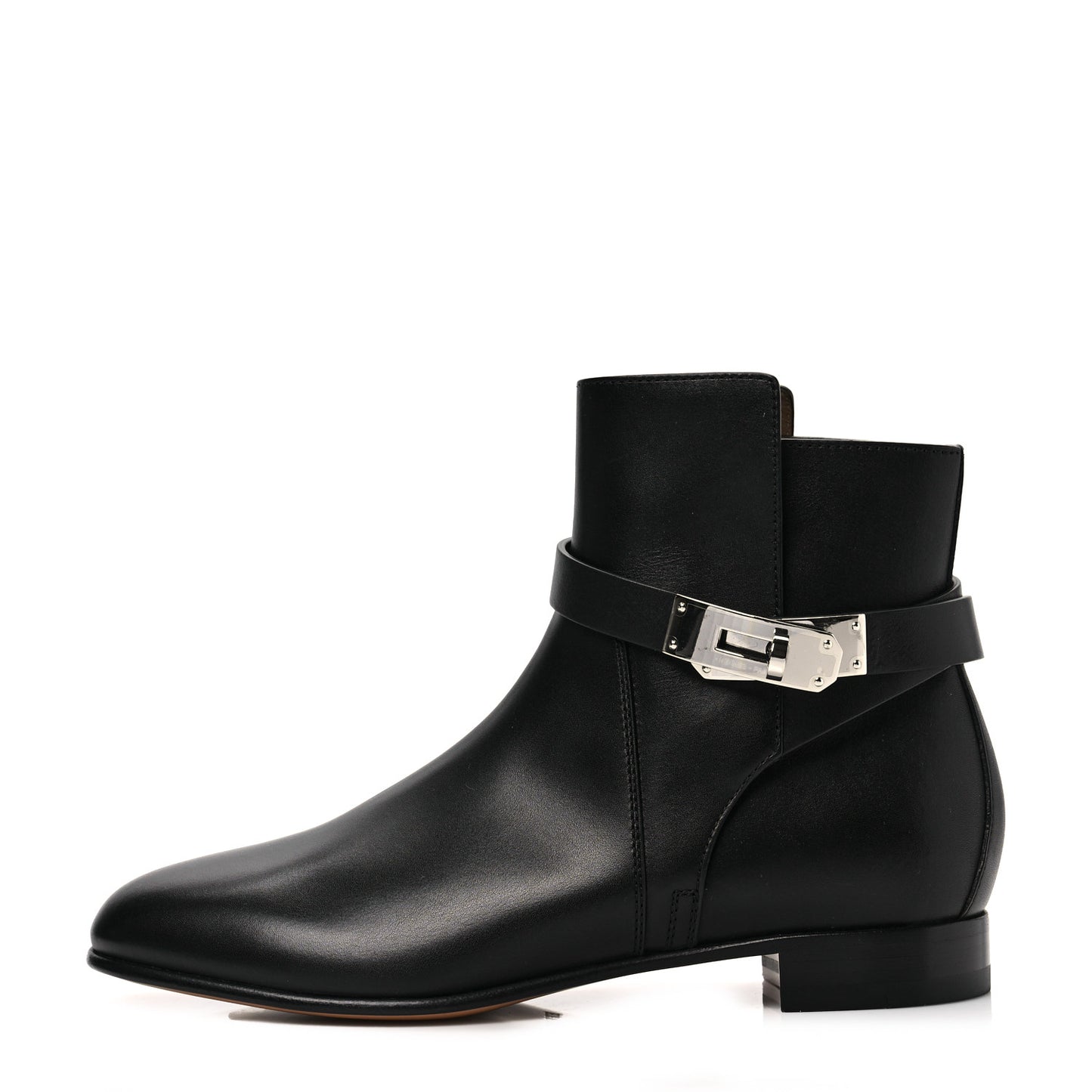 Calfskin Neo Low Boots 36 Black