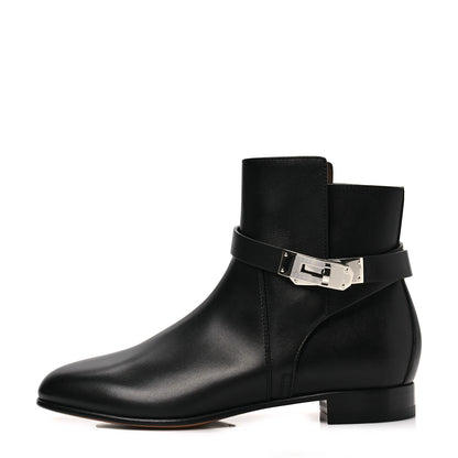 Hermes Calfskin Neo Low Boots 36 Black 1 of 7