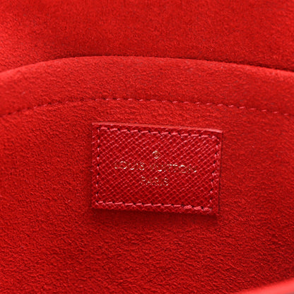 Louis Vuitton Damier Ebene Pochette Felicie Chain Wallet 6 of 9