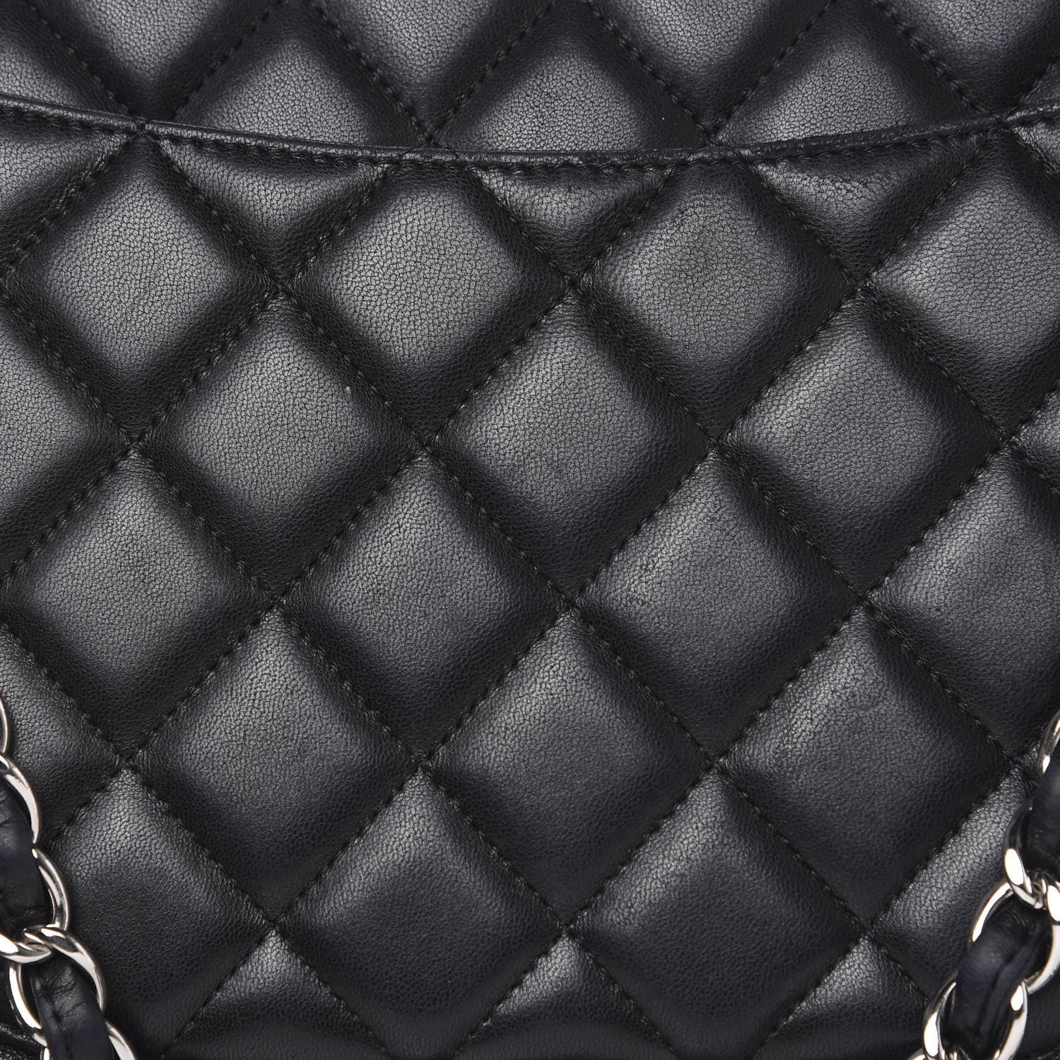 Chanel Lambskin Quilted Maxi Single Flap Black 16 of 20