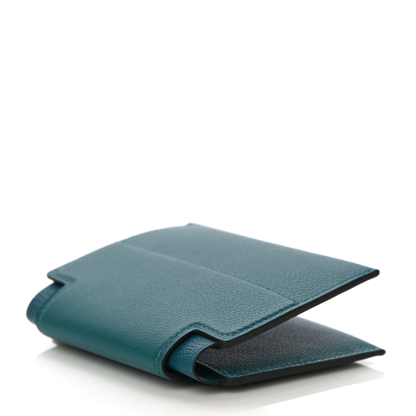 Allegretto Chevre Mysore H'Sport Open Vertical Card Holder Vert Bosphore