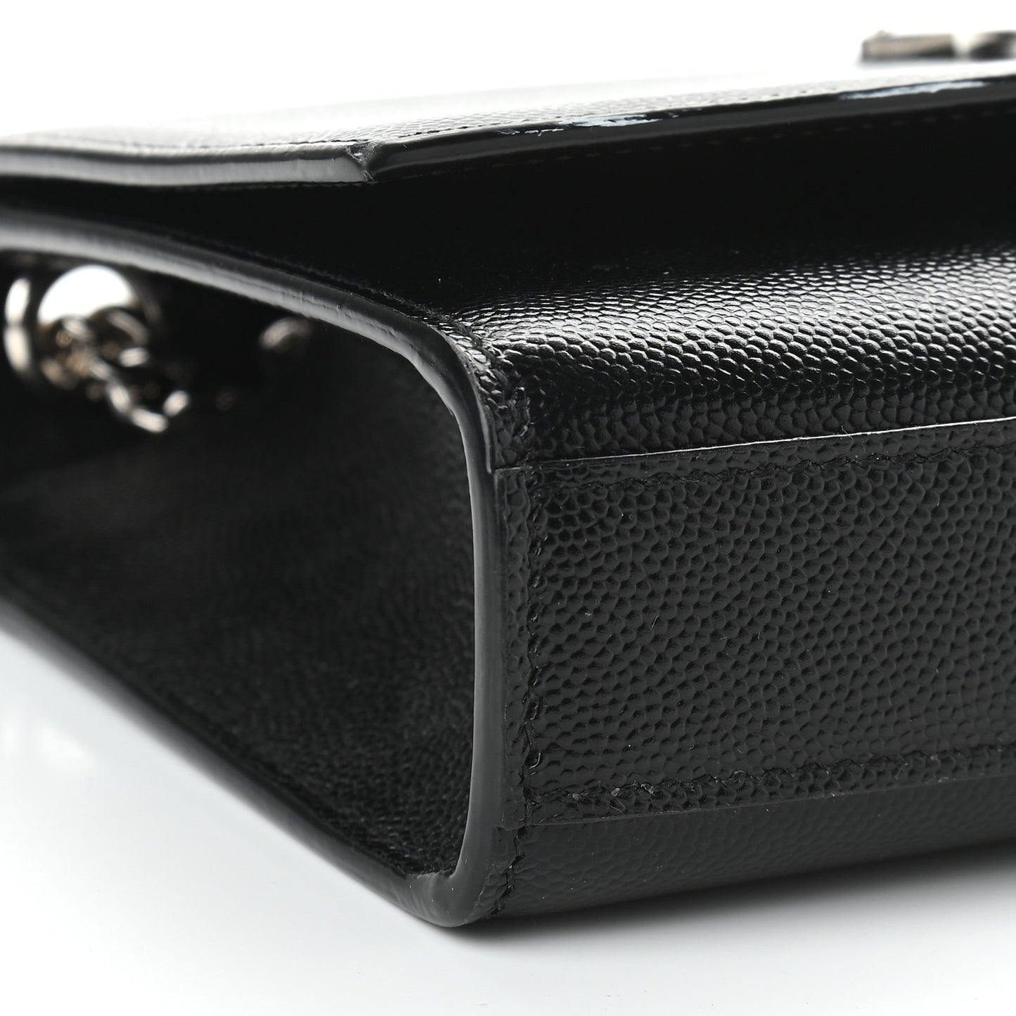 Grain De Poudre Small Monogram Kate Satchel Black