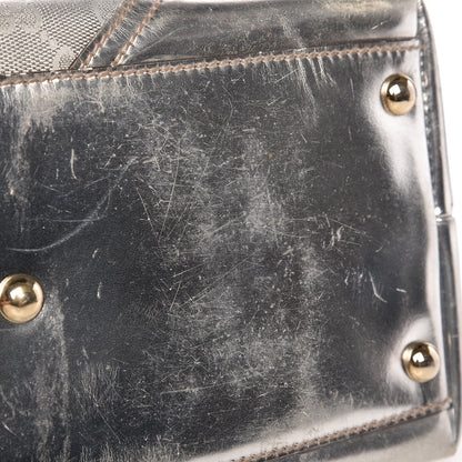 Gucci Metallic Monogram New Britt Medium Tote Silver 9 of 14