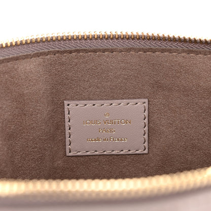 Louis Vuitton Lambskin Embossed Monogram Coussin PM Grey 6 of 8