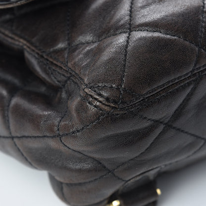 Chanel Lambskin Quilted Backpack Brown 16 of 20