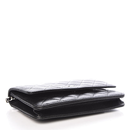 Chanel Caviar Quilted Wallet On Chain WOC Black 4 of 11