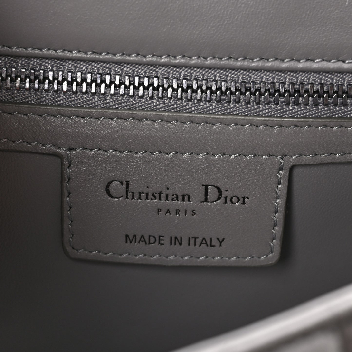 Calfskin Macrocannage Medium Caro Bag Iron Grey