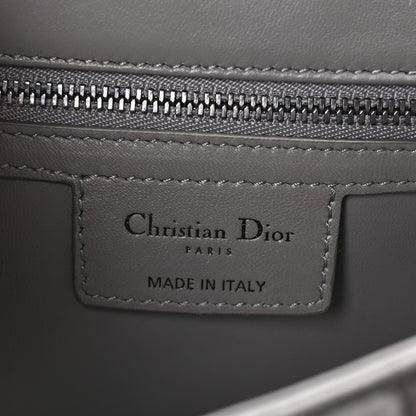 Christian Dior Calfskin Macrocannage Medium Caro Bag Iron Grey 6 of 11