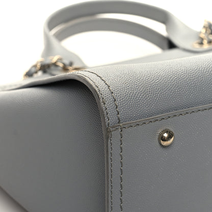 Chanel Caviar Studded Small Deauville Tote Grey 9 of 14