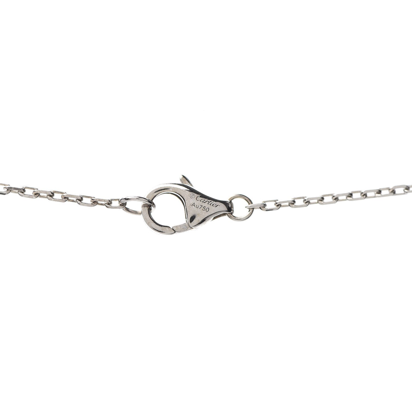 18K White Gold Diamond Juste Un Clou Necklace