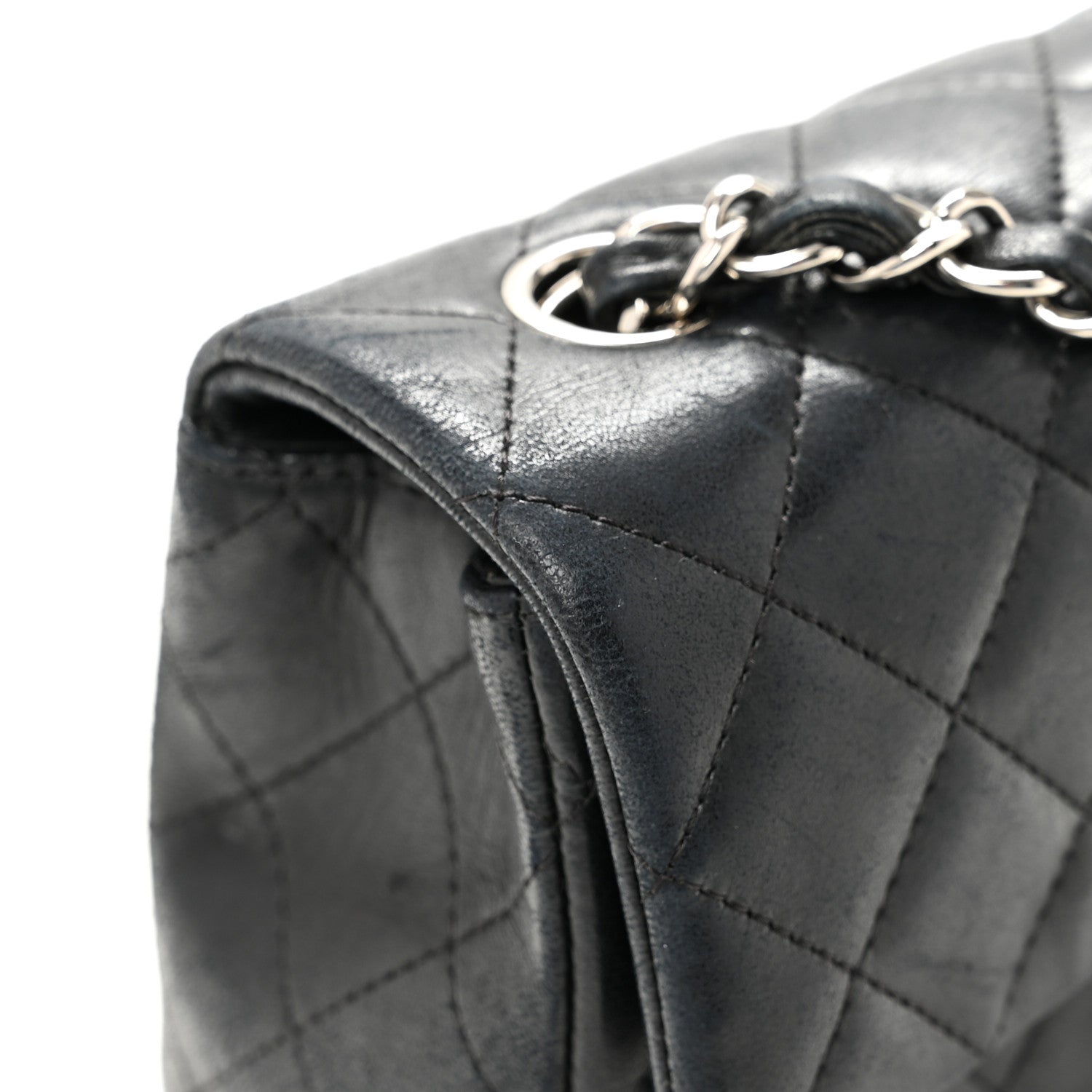 Chanel Lambskin Quilted Mini Rectangular Flap Black 11 of 15