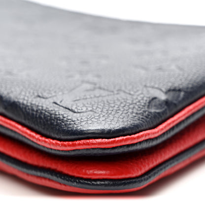 Louis Vuitton Empreinte Double Zip Pochette Marine Rouge 11 of 11