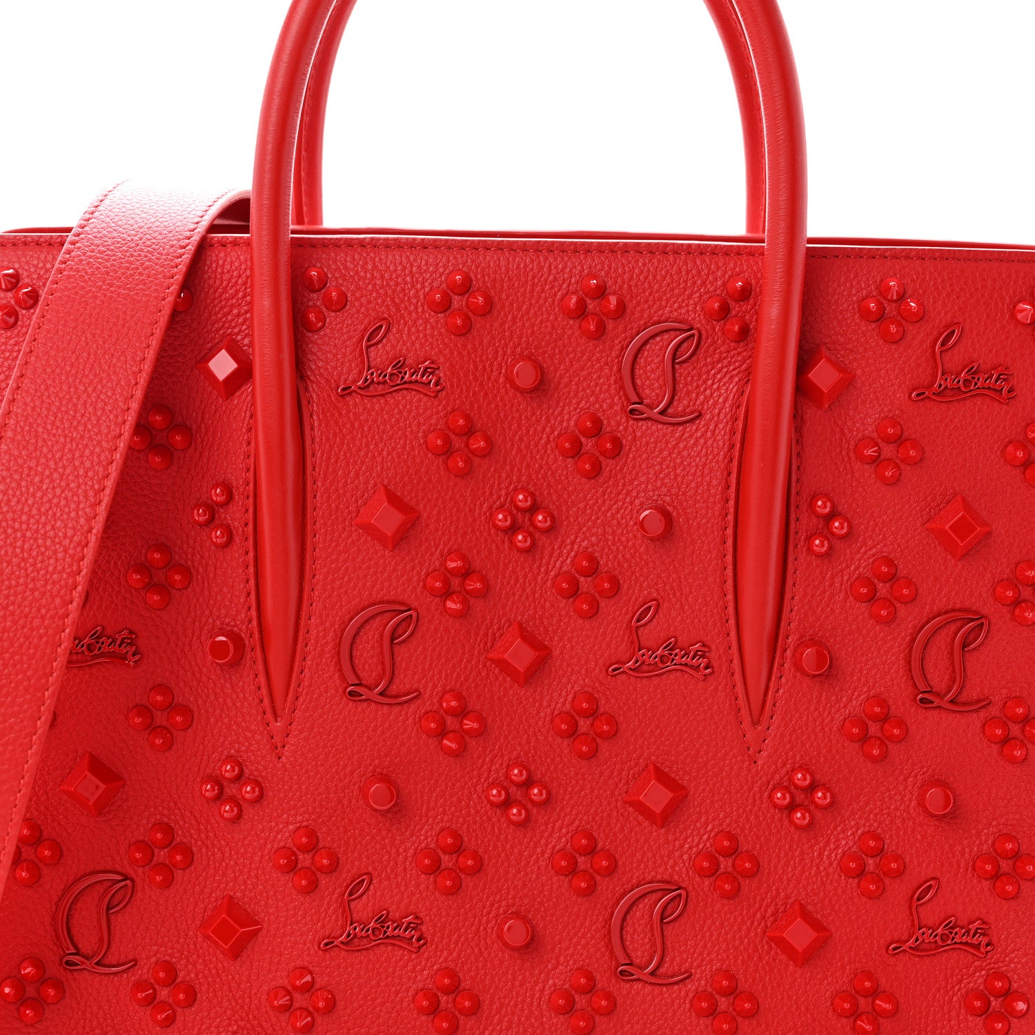 Christian Louboutin Calfskin Empire Loubinthesky Medium Paloma Loubi 8 of 10