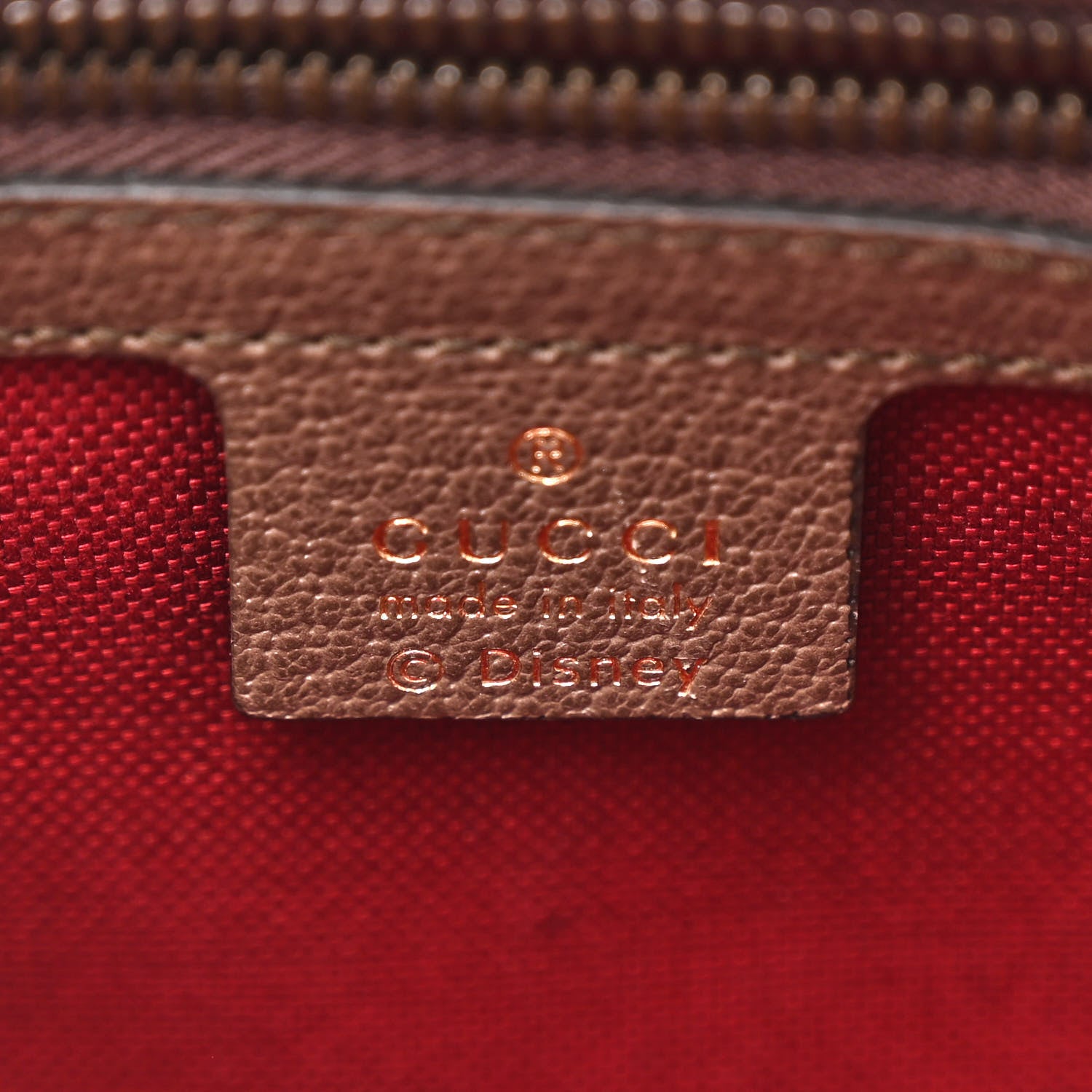 Gucci X DISNEY GG Supreme Monogram Donald Duck Small Interlocking G Belt Bag 90 36 Beige Multicolor New Acero 6 of 10